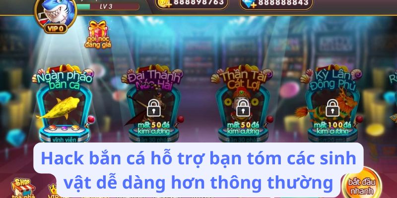 Hack bắn cá hỗ trợ bạn tóm các sinh vật dễ dàng hơn thông thường