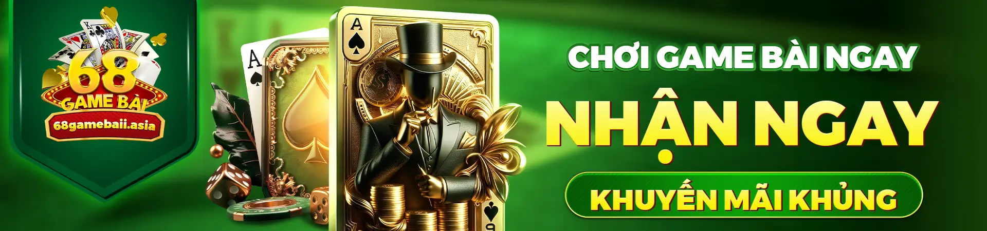 Khuyến mãi khủng nhất hiện nay chỉ có tại 68 Game Bài